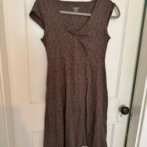 Toad&Co Chocolate Brown Midi Dress